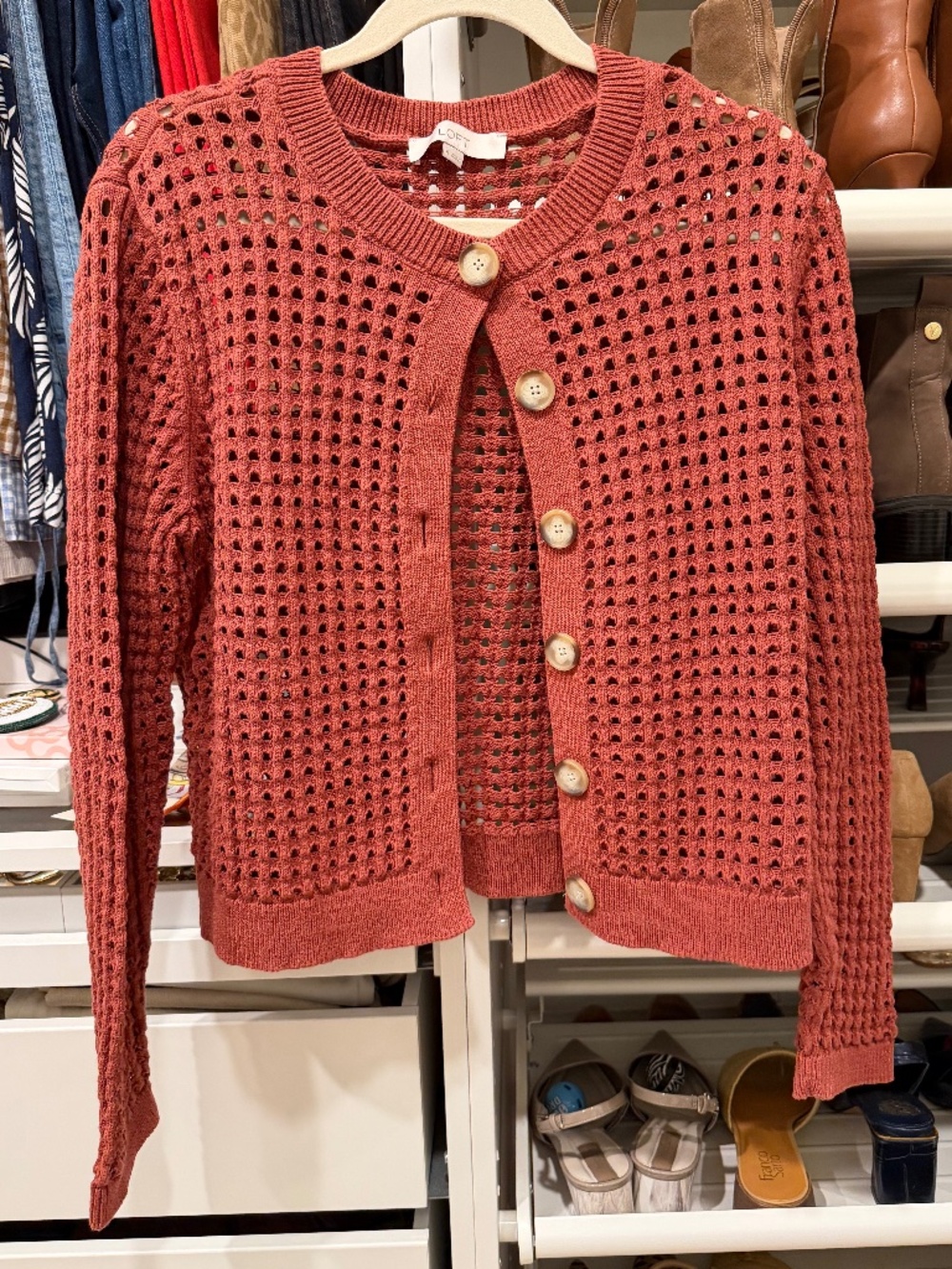 Rust Loft Cardigan